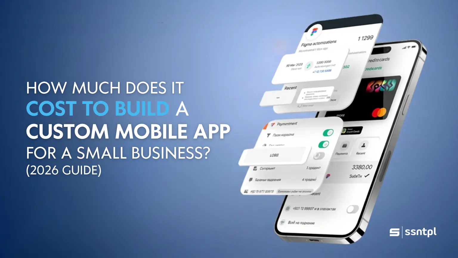 custom mobile app development cost