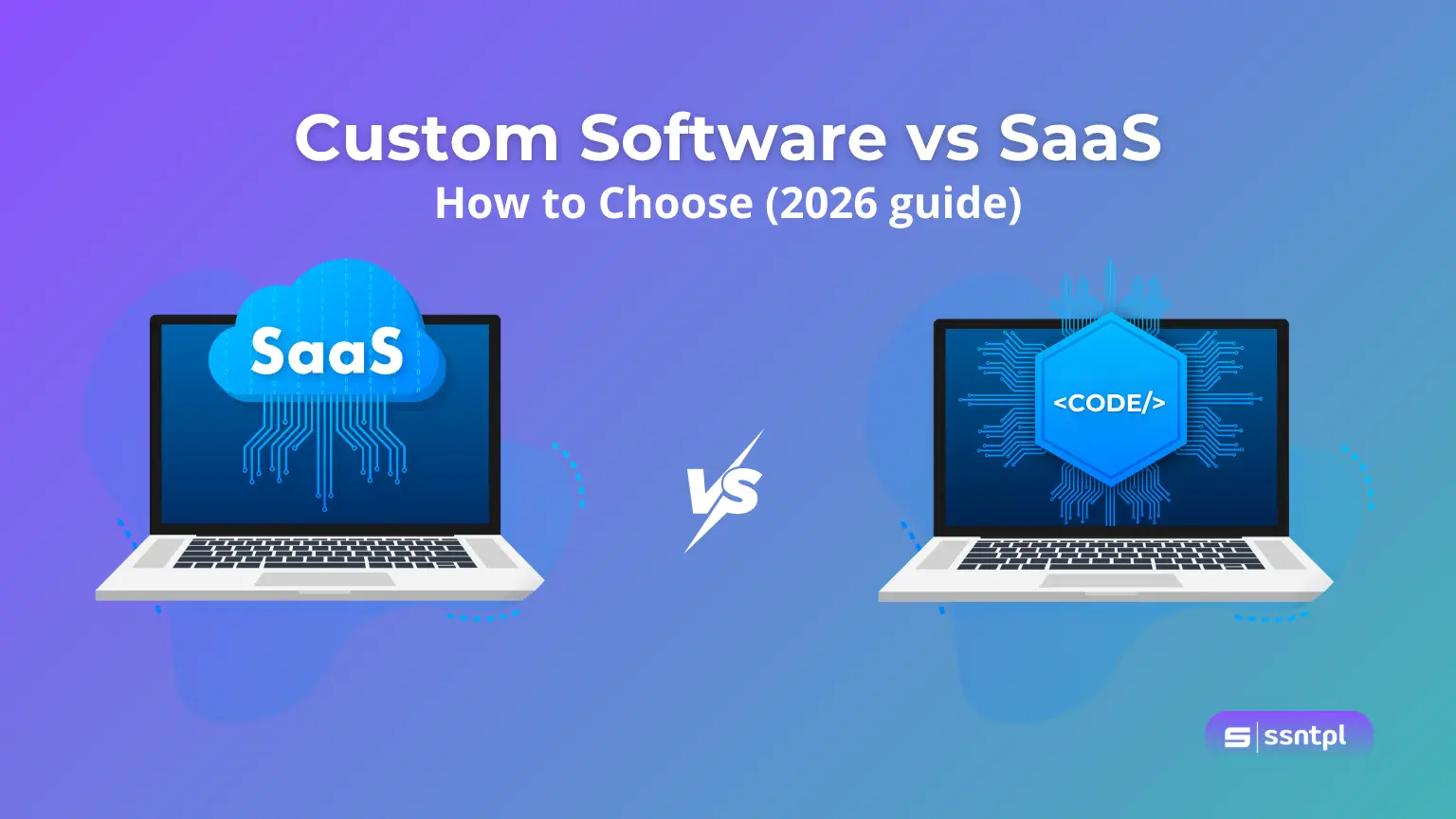 custom software vs SaaS-How-to-Choose-2026-guide